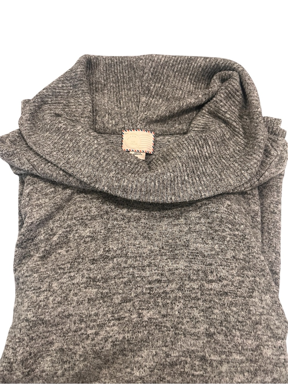 American Eagle Outfitters Gray Cowl Neck Sweater